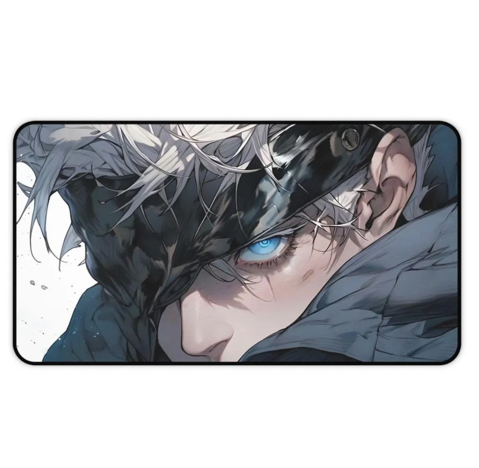Anime Jujutsu Kaisen Gojo Satoru Desk Mat, Mouse Pad, Choose Size