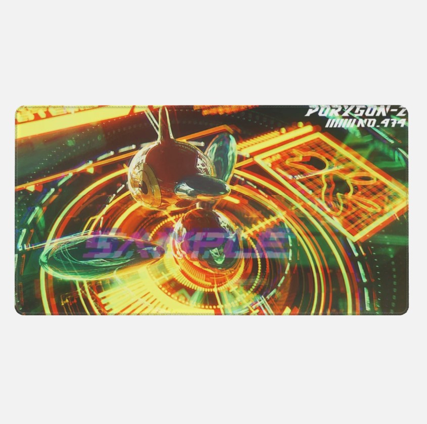 Board Card Game Pokemon Porygon-z Gaming Mouse Pad PTCG CCG MTG Play Mat, Choose Size