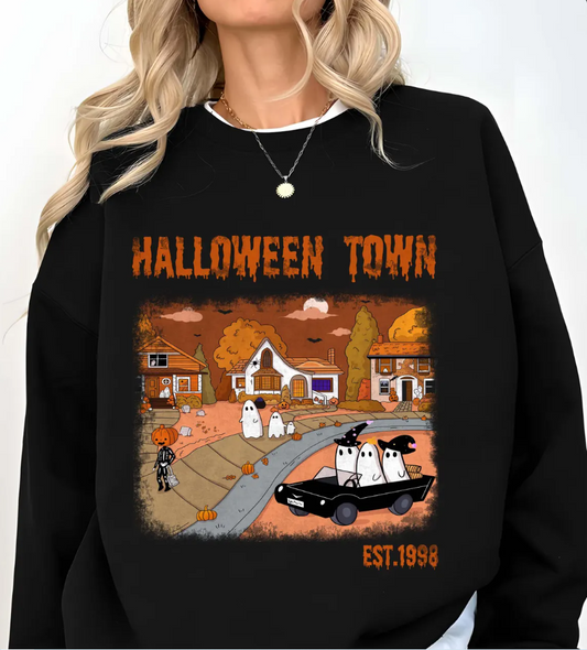 Halloweentown Est 1998 Sweatshirt, Halloweentown University, Retro Halloweentown Sweatshirt, Fall Sweatshirt, Halloween Sweatshirt