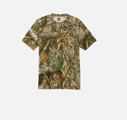 MEN'S REALTREE EDGE CAMOUFLAGE, LONG  SHORT SLEEVE, PERFORMANCE T-SHIRT