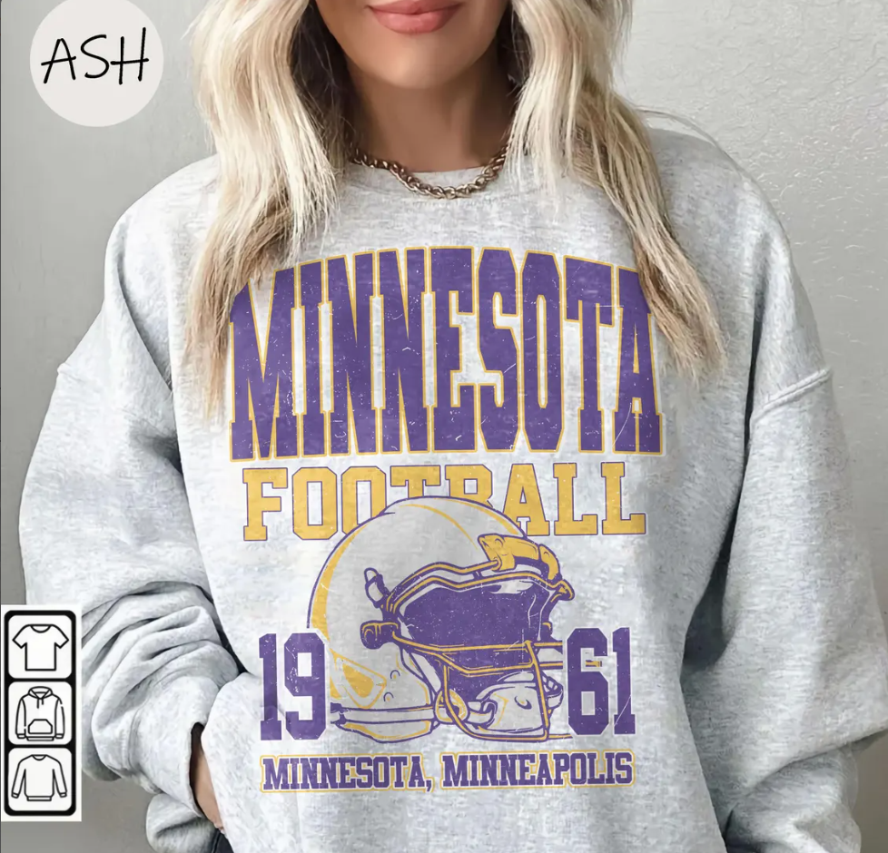 Vintage 90s Style Minnesota Football Comfort Colors Shirt, Vintage Comfort Colors Vikes Shirt,Vintage Minnesota Crewneck,Minnesota Fan Gift