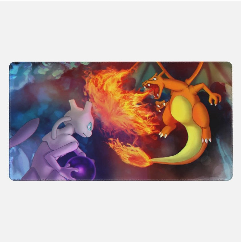 Board Card Game Pokemon Charizard Gaming Mouse Pad PTCG CCG MTG Play Mat, Choose Size