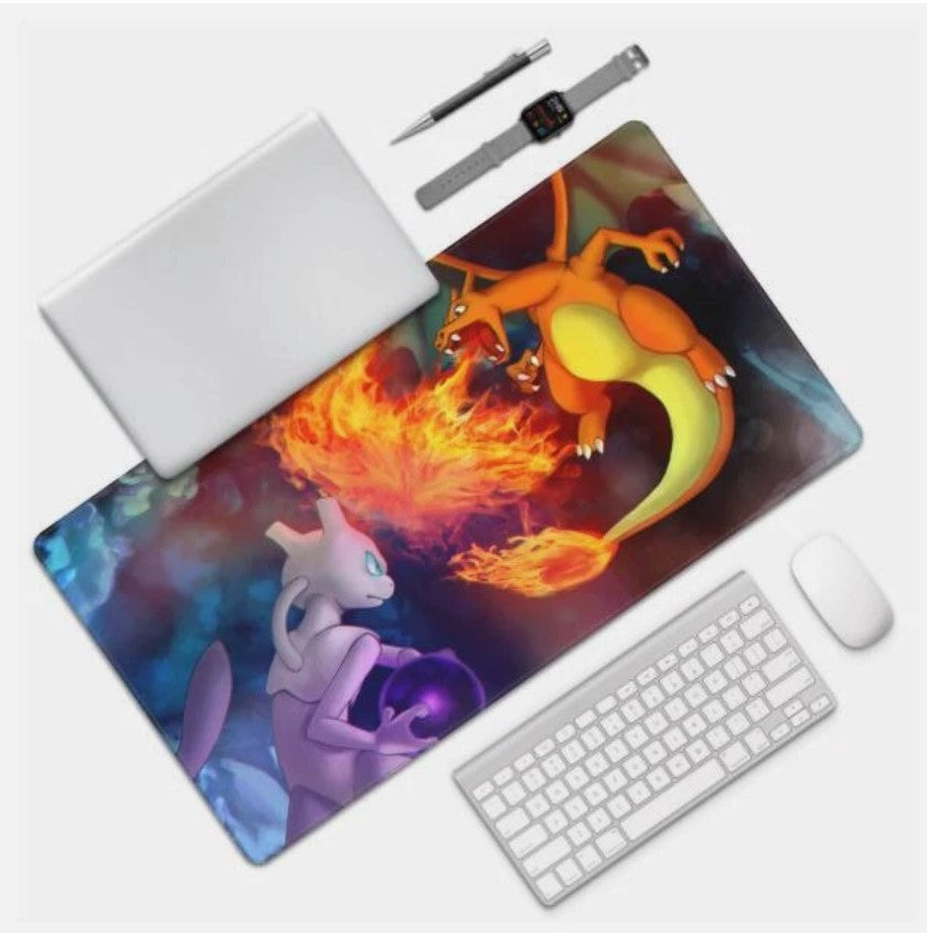 Board Card Game Pokemon Charizard Gaming Mouse Pad PTCG CCG MTG Play Mat, Choose Size