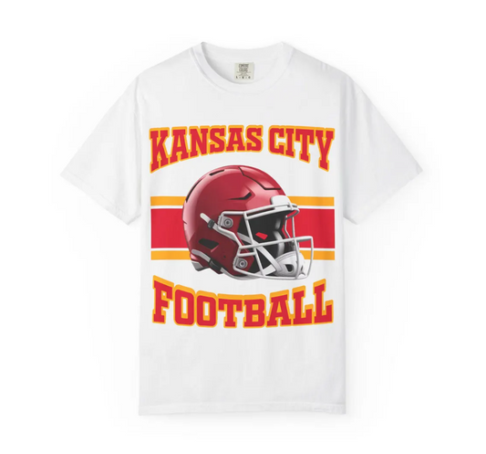 Kansas City Football tshirt, Vintage Game Day Tee Shirt, Retro KC Football Lovers Fan Shirt Gift, Kansas City Chiefs, Kc Gift Ideas, Unisex