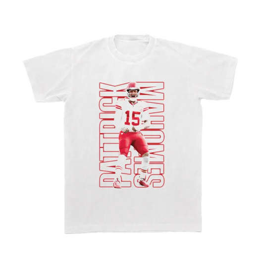Patrick Mahomes Oversized Bootleg Superbowl MVP Tee, 2025 NFL Season GOAT Vintage Quarterback Shirt, Trendy Football Season T-Shirt, Gift