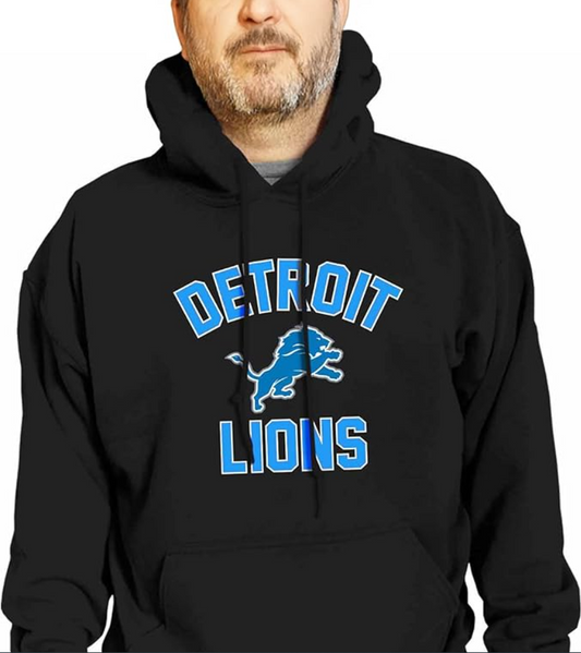 Team Fan Apparel NFL Adult Gameday Hooded Sweatshirt - Poly Fleece Cotton Blend - Stay Warm and Represent Your Team in Style